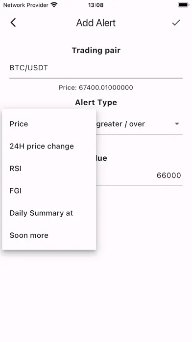 Crypto Alerter স্ক্রিনশট