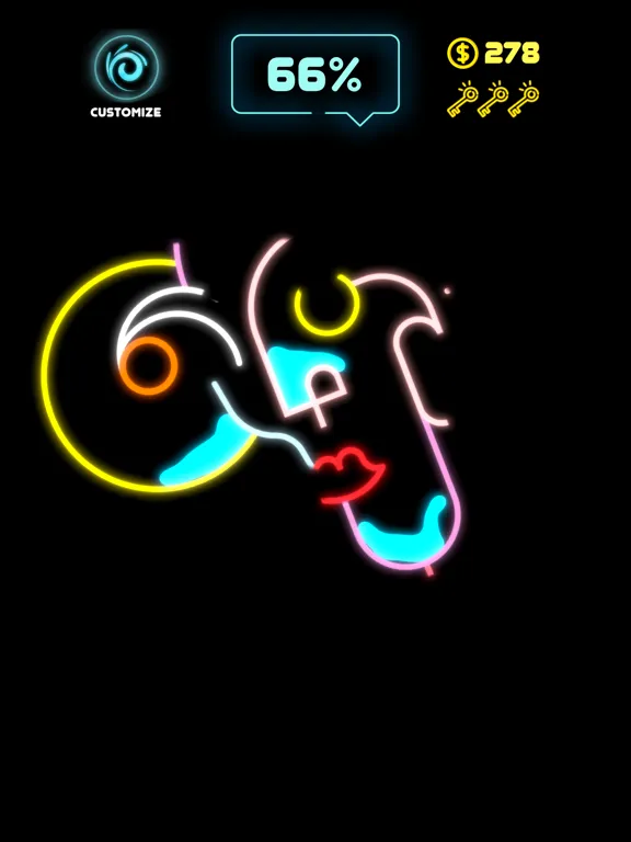 Capturas de pantalla de Neon Splash iPad 