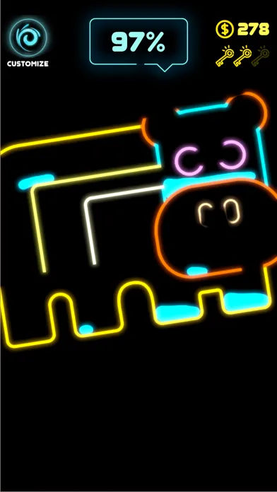 Capturas de pantalla de Neon Splash