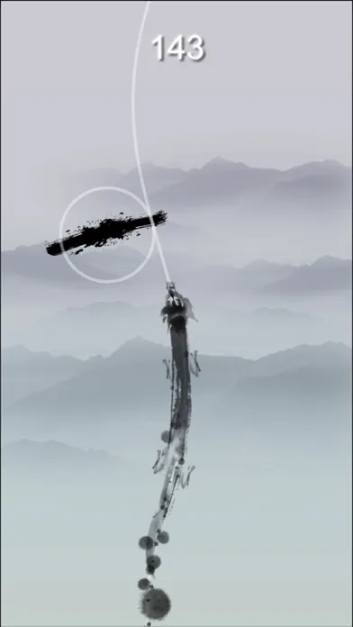 Tangkapan layar Dragon Travel - Ink style game
