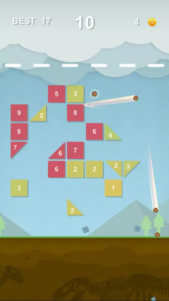 Capturas de tela do Ball of Titan - Endless ball chain brick breaker