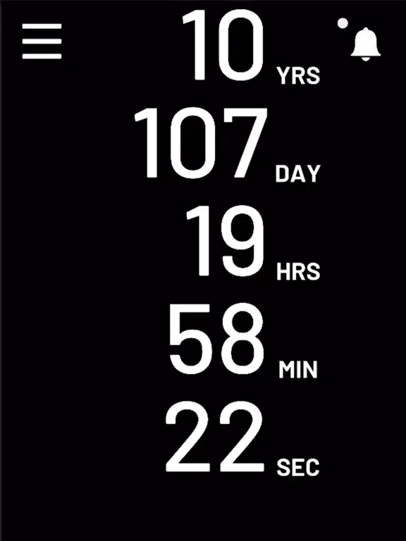 Countdown - time to death! iPad 應用截圖