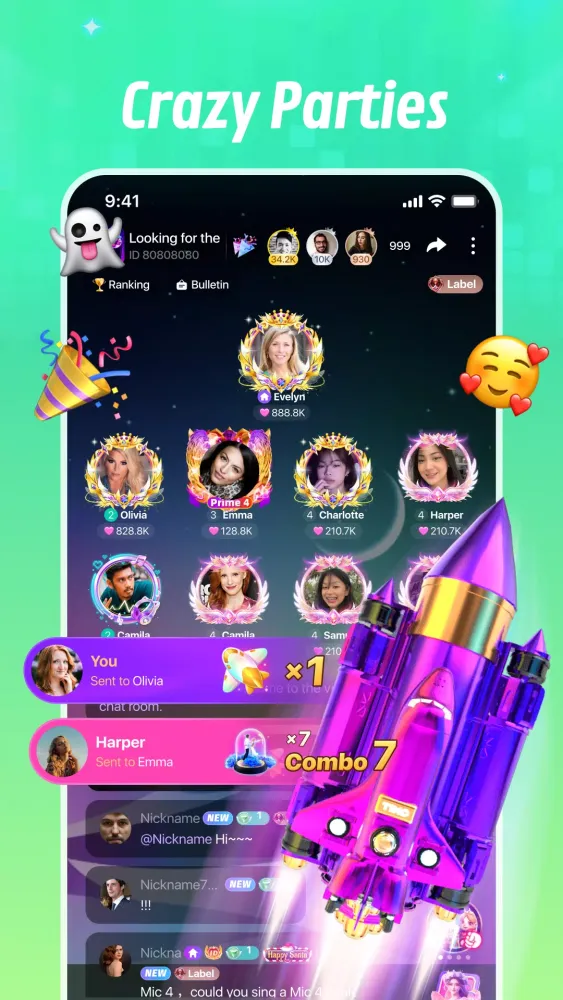Tangkapan skrin Timo Chat