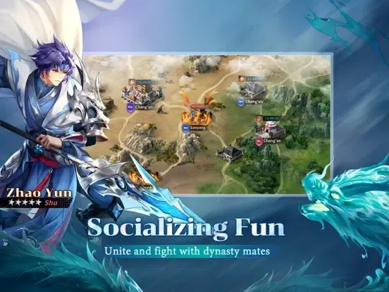 Zrzuty ekranu Among Heroes: Fantasy Samkok iPad 