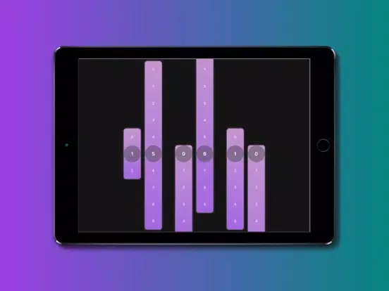 تصاویر 创意时钟 - 极简创意无广告附带桌面小部件翻页全屏极简时钟 iPad