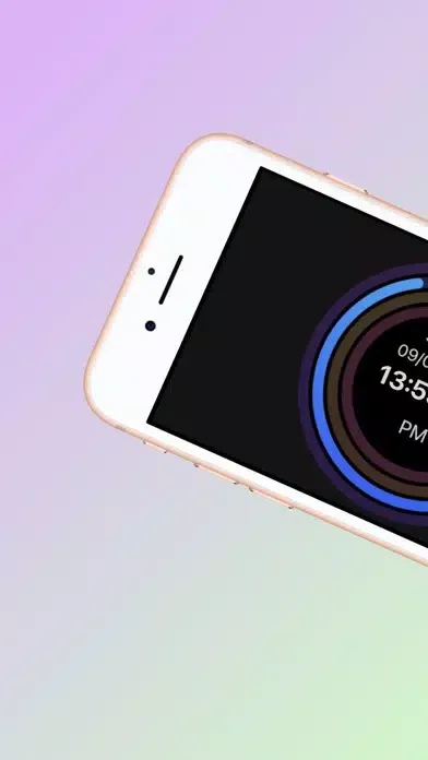 تصاویر 创意时钟 - 极简创意无广告附带桌面小部件翻页全屏极简时钟