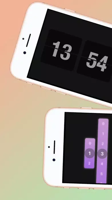 تصاویر 创意时钟 - 极简创意无广告附带桌面小部件翻页全屏极简时钟