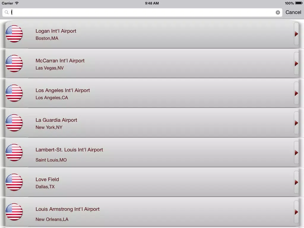 iFlightBoard Live-- Departures & Arrivals iPad 應用截圖