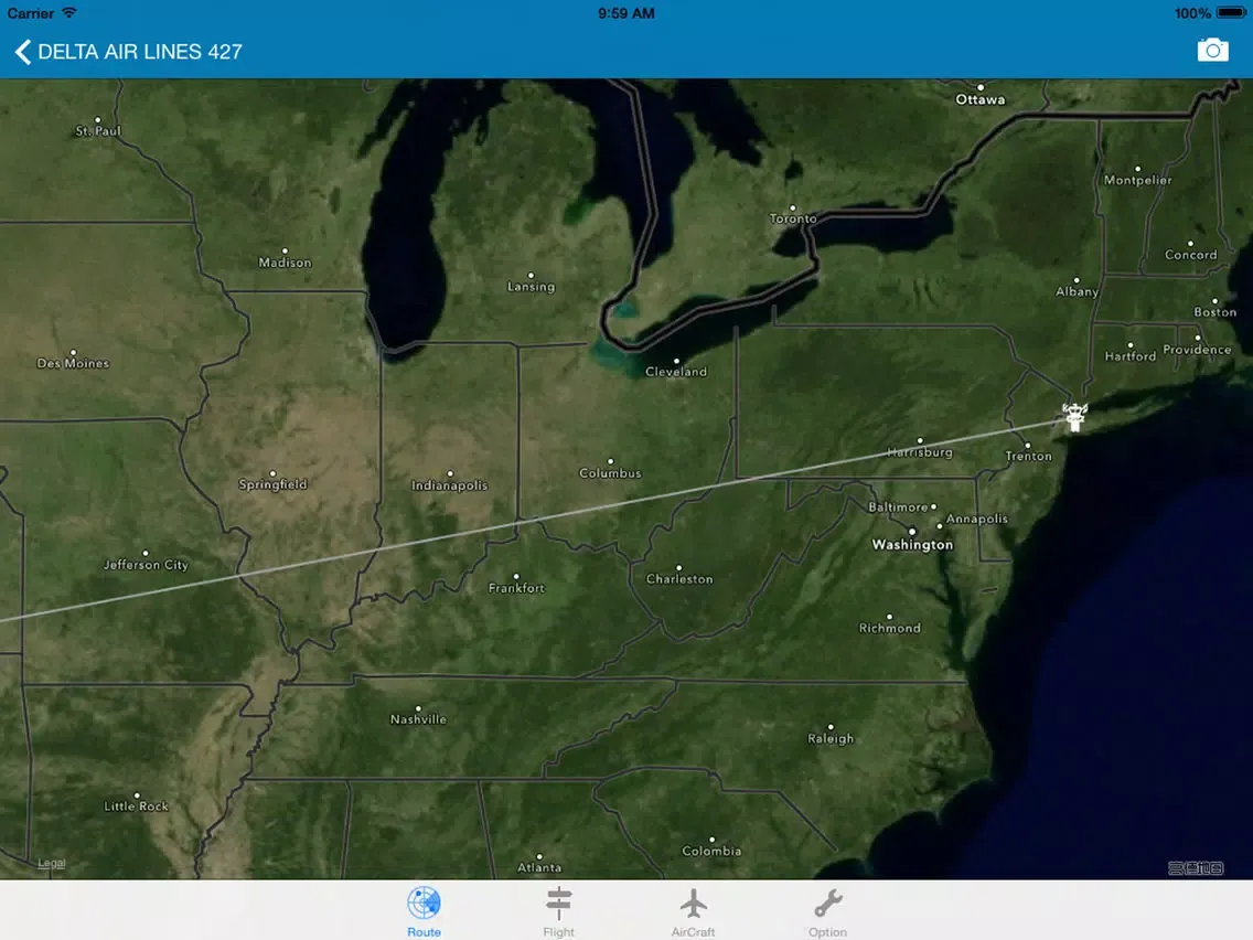 iFlight Free-- Real-time Flight Tracker iPad  Screenshots