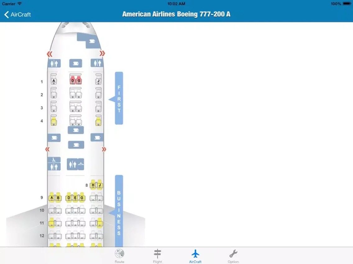 iFlight Free-- Real-time Flight Tracker iPad  Screenshots