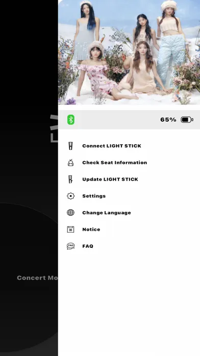 Capturas de pantalla de LE SSERAFIM Light Stick