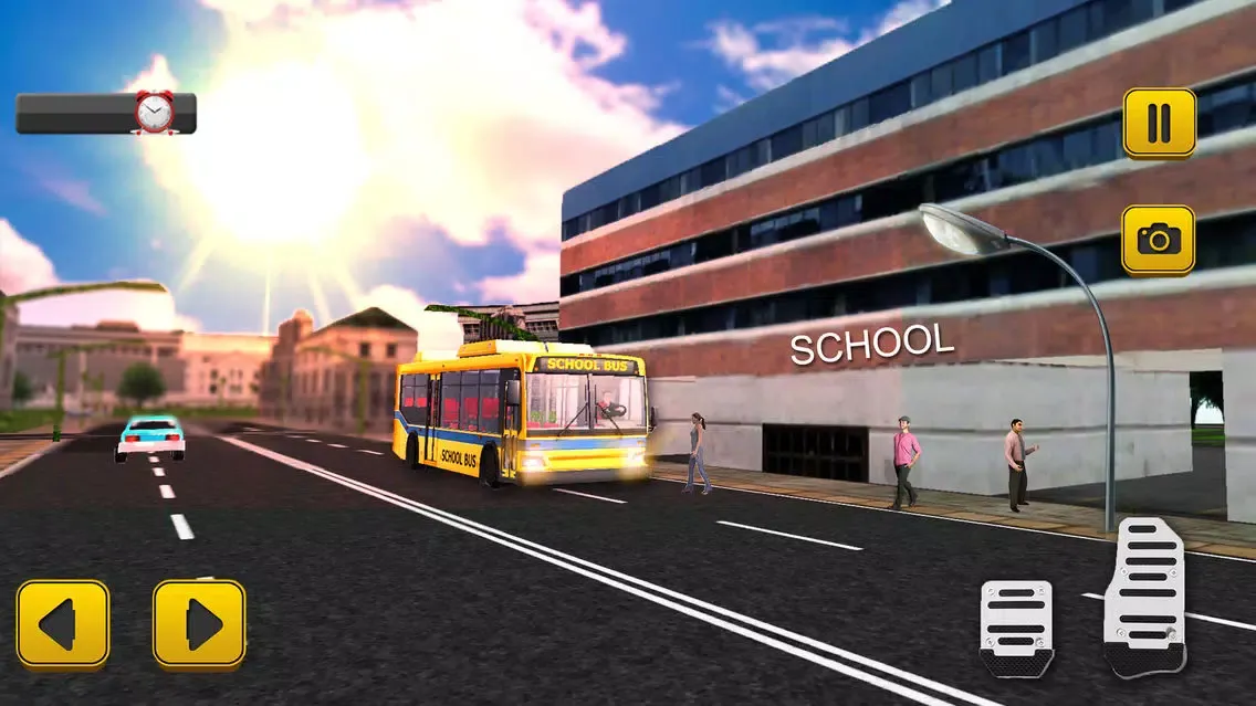 City High School Bus Parking 스크린샷