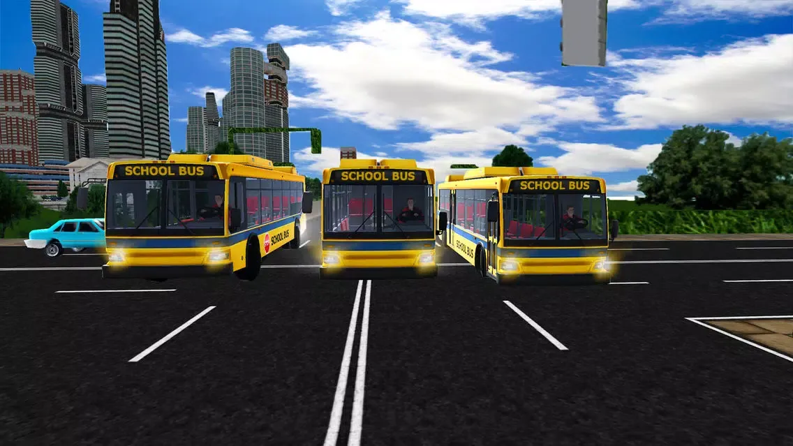 City High School Bus Parking 스크린샷