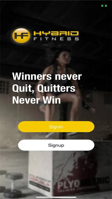 Hybrid Fitness Virtual Trainer スクリーンショット