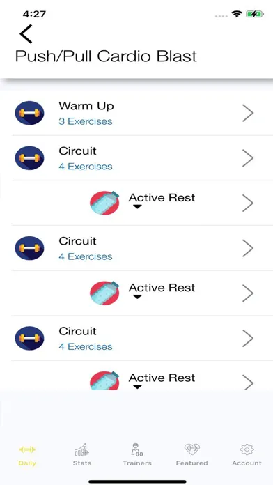 Hybrid Fitness Virtual Trainer スクリーンショット