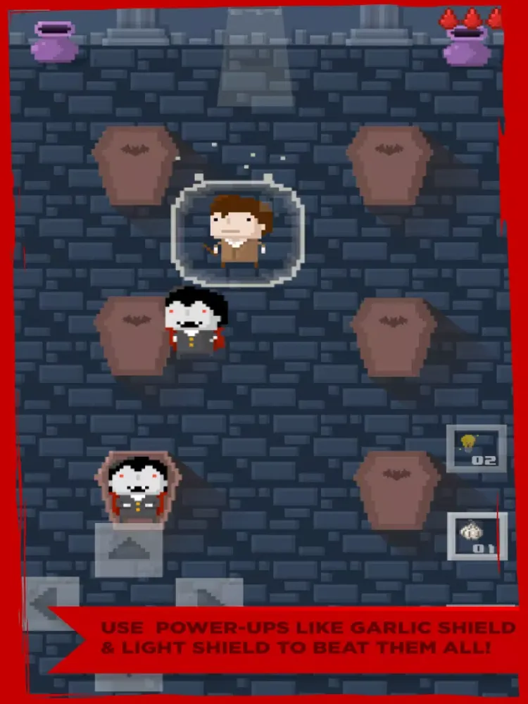 ภาพหน้าจอของ Bad Vampire: Stop Dracula before dawn iPad 