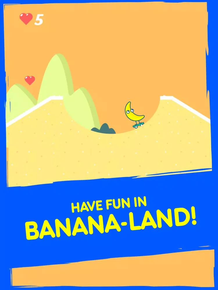 Banana on a Skateboard: GO! iPad  スクリーンショット