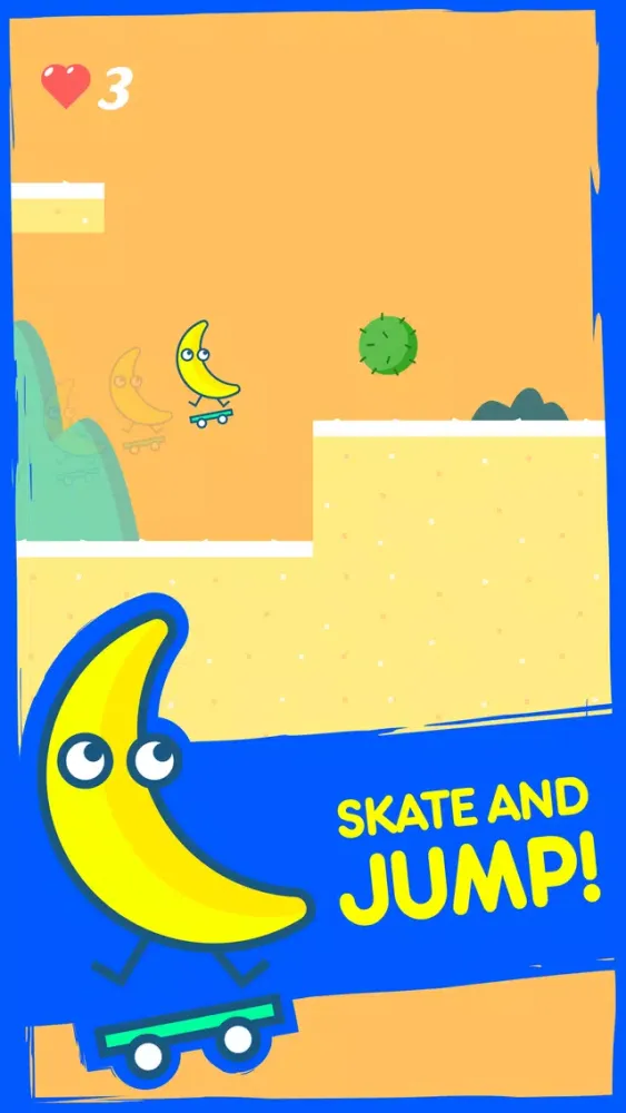 Banana on a Skateboard: GO! スクリーンショット
