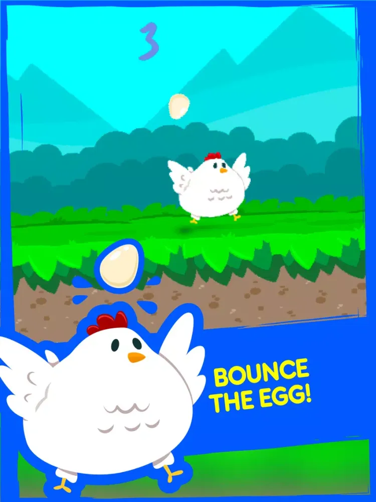 Tiny Chicken: Bouncy Egg Dash iPad  স্ক্রিনশট