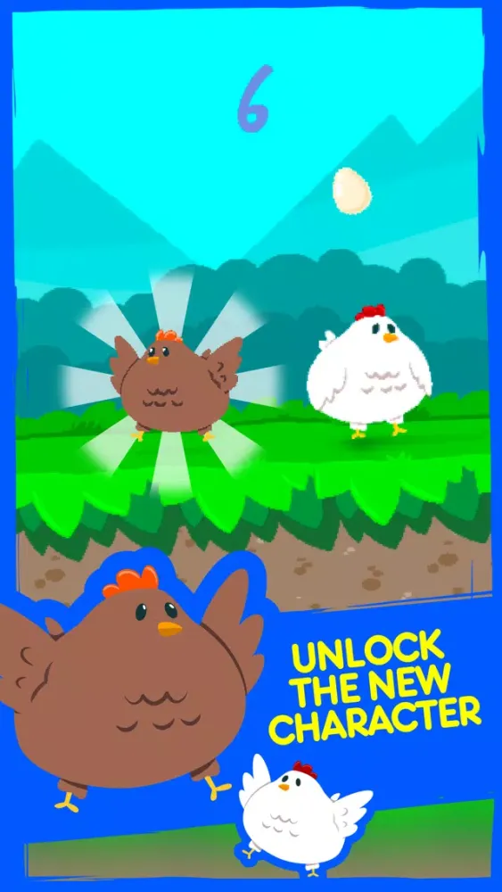 Tiny Chicken: Bouncy Egg Dash স্ক্রিনশট