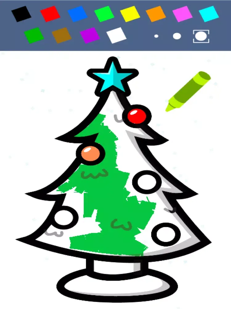 Tangkapan layar Color Christmas: Coloring Book iPad 