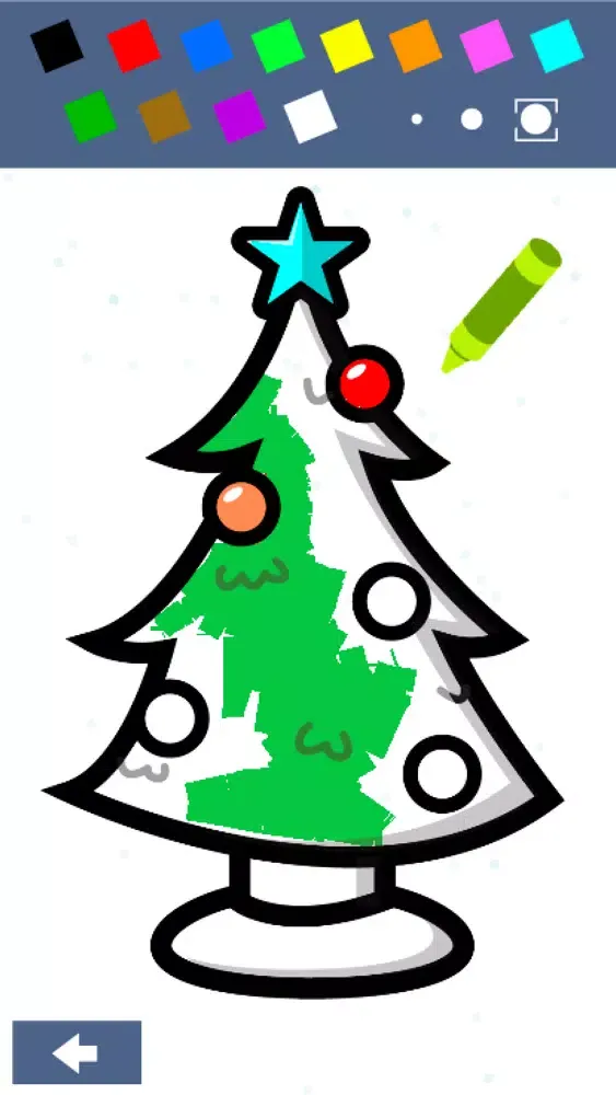 Tangkapan layar Color Christmas: Coloring Book