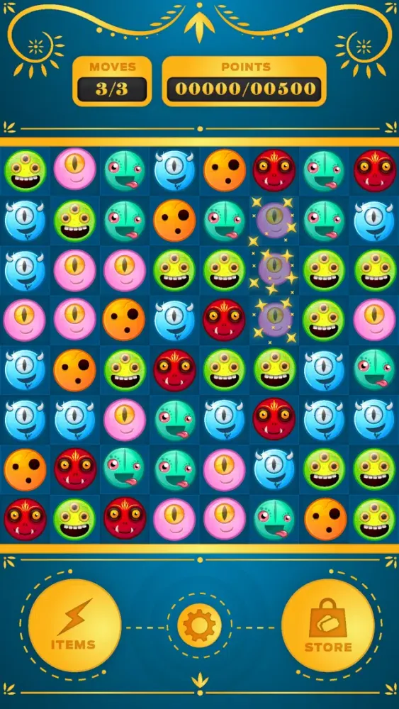 Monster Pop! Match to win স্ক্রিনশট
