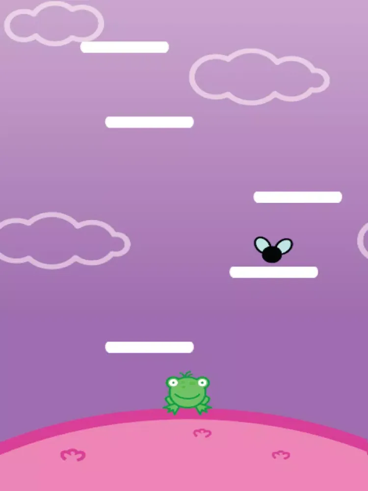 The toad jumps iPad  스크린샷