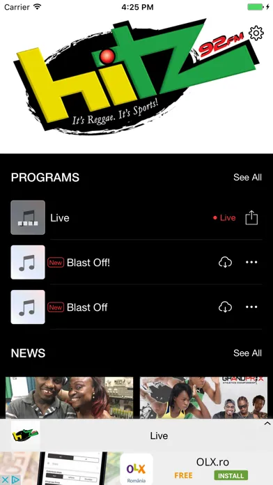 HITZ 92FM 스크린샷