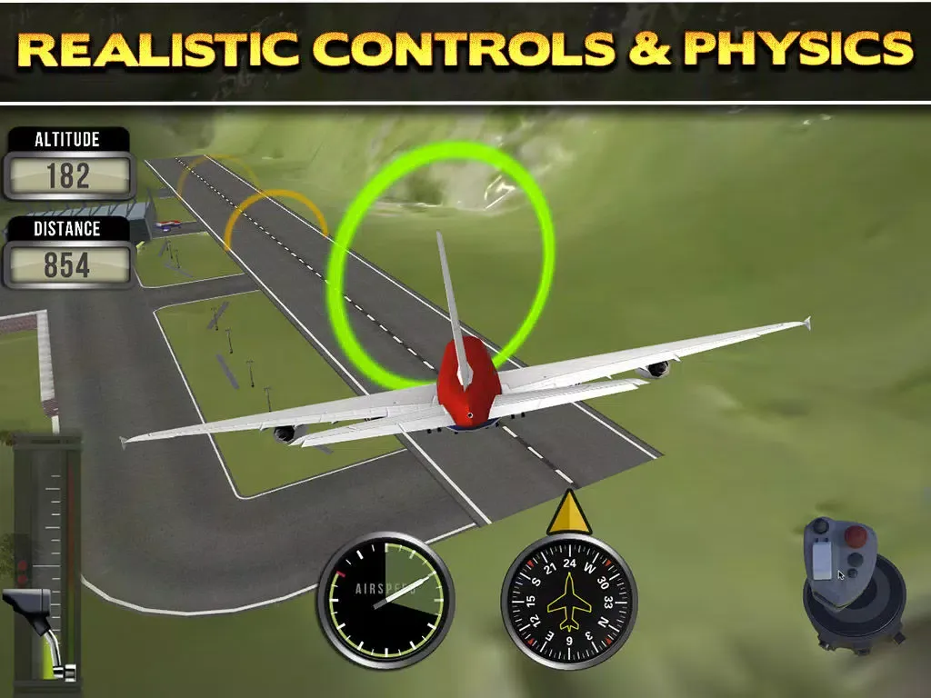 3D Plane Flying Parking Simulator Game - Real Airplane Driving Test Run Sim Racing Games PRO iPad  スクリーンショット