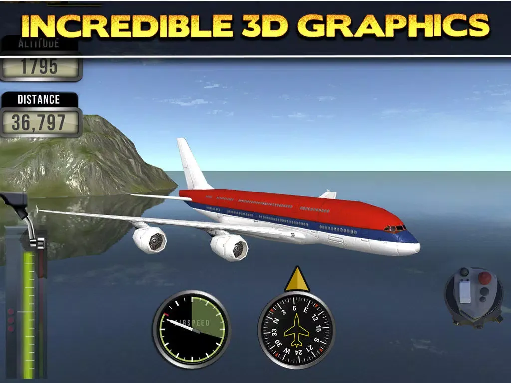 3D Plane Flying Parking Simulator Game - Real Airplane Driving Test Run Sim Racing Games PRO iPad  スクリーンショット