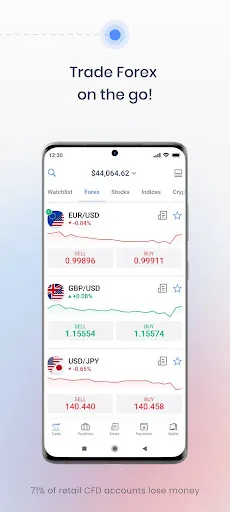 Zrzuty ekranu HYCM Trader