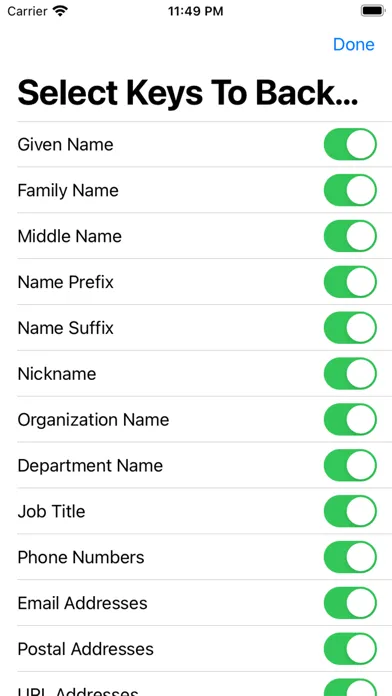 Contact Safe : Secure Backup应用截图