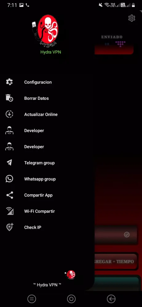 Hydra VPN Screenshots