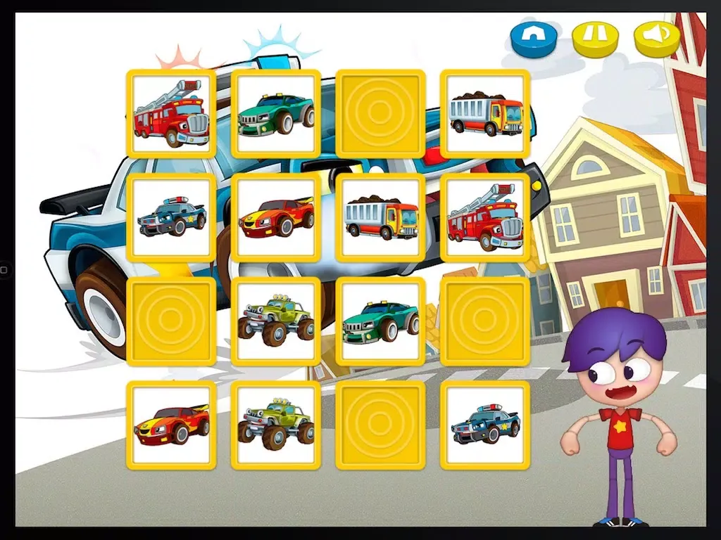 صور Match And Pair Cars iPad 