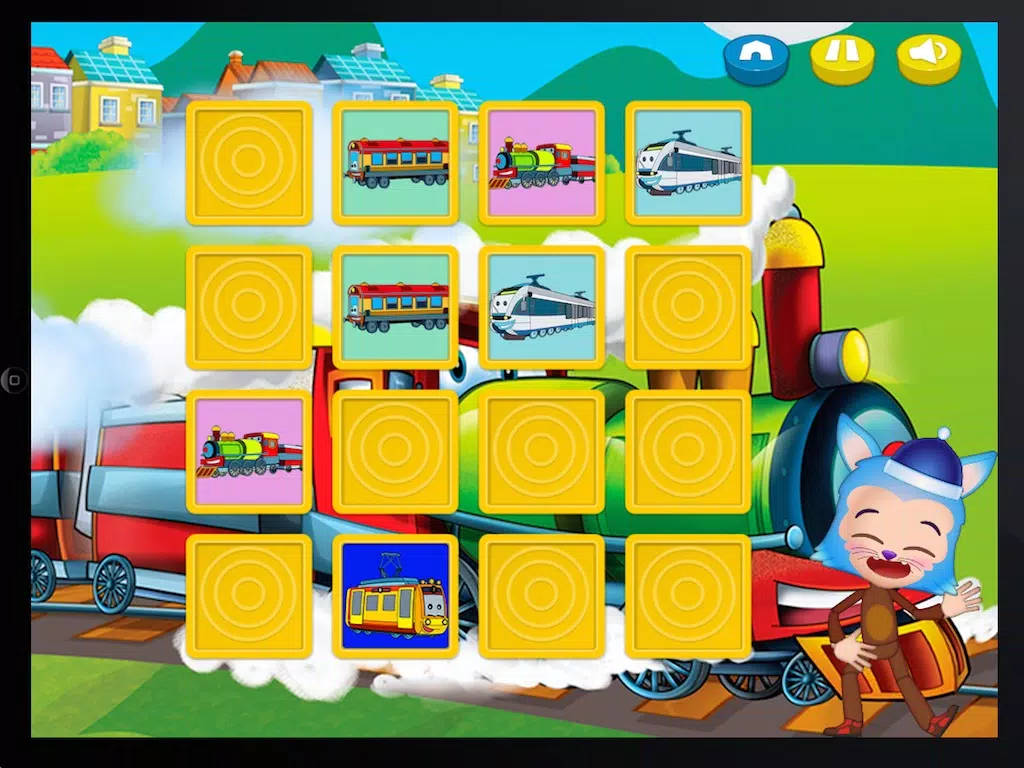 Match And Pair Trains iPad  स्क्रीनशॉट