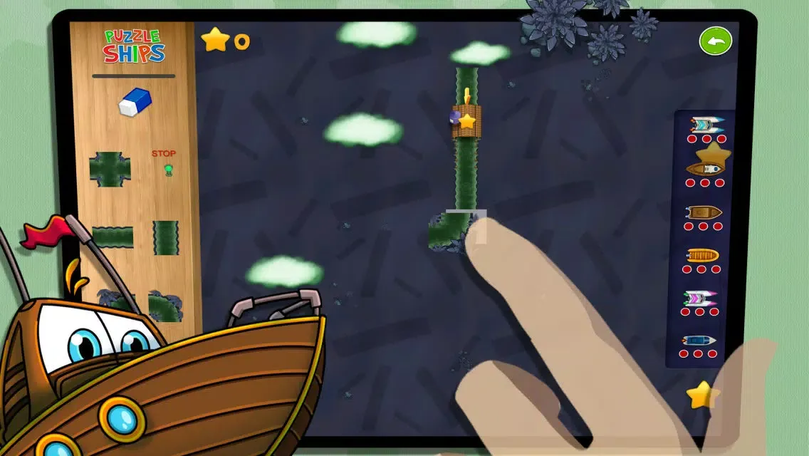 Tangkapan skrin Puzzle ships - A ships game