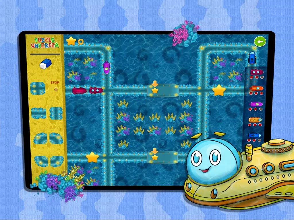 Puzzle Undersea - A submarines game iPad  Screenshots