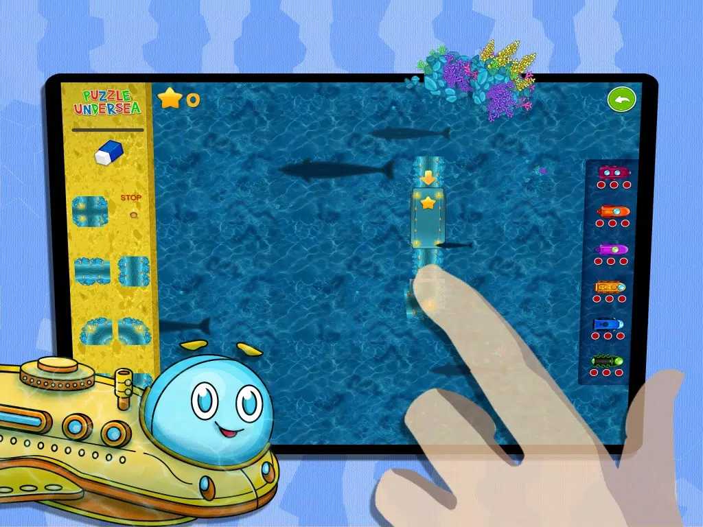Puzzle Undersea - A submarines game iPad  Screenshots