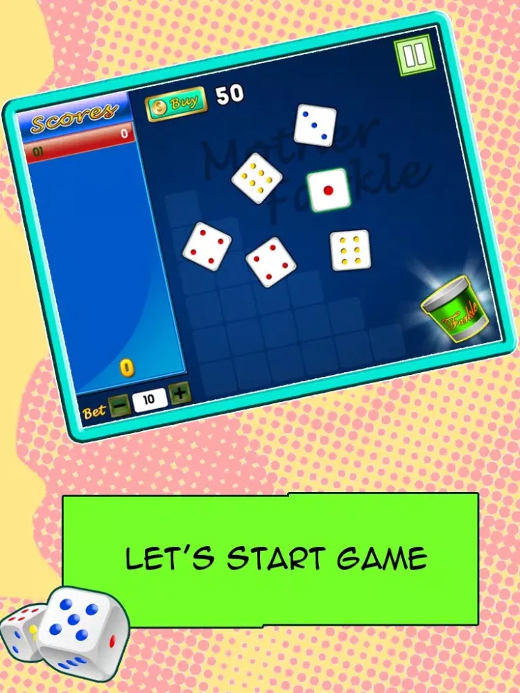 Скриншоты Mother Farkle - Hot Dice Games are more Fun with Mom : Free! iPad 