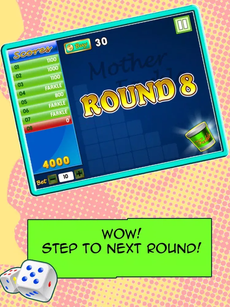 Скриншоты Mother Farkle - Hot Dice Games are more Fun with Mom : Free! iPad 