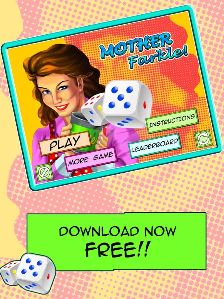 Скриншоты Mother Farkle - Hot Dice Games are more Fun with Mom : Free! iPad 