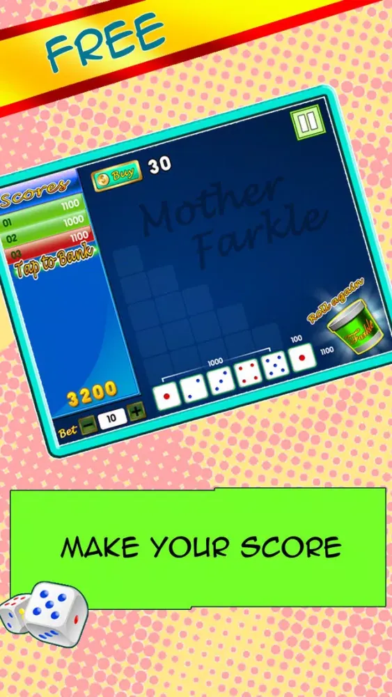 Скриншоты Mother Farkle - Hot Dice Games are more Fun with Mom : Free!