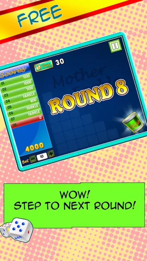 Скриншоты Mother Farkle - Hot Dice Games are more Fun with Mom : Free!