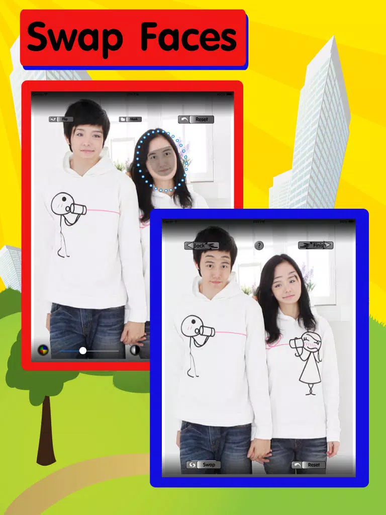 ภาพหน้าจอของ Silly Face Swap Camera+ : Edit Any Picture Easy and Make it Look Funny- FREE App iPad 