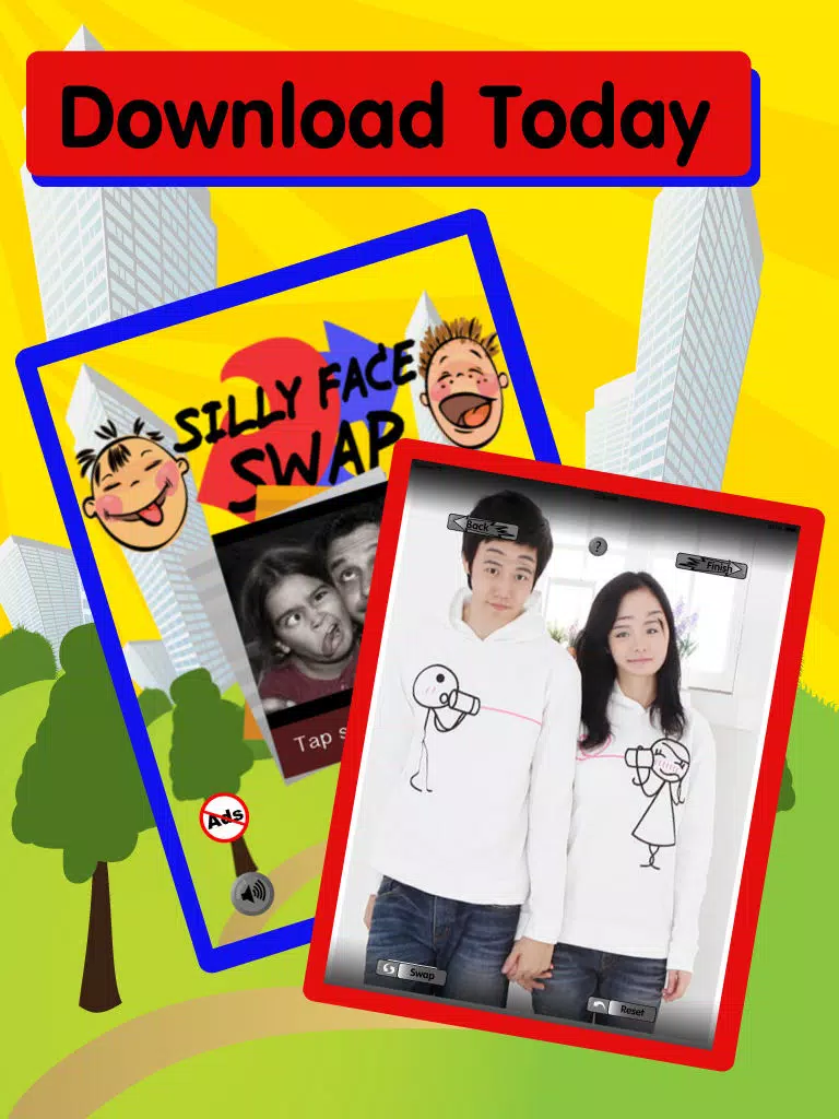 ภาพหน้าจอของ Silly Face Swap Camera+ : Edit Any Picture Easy and Make it Look Funny- FREE App iPad 