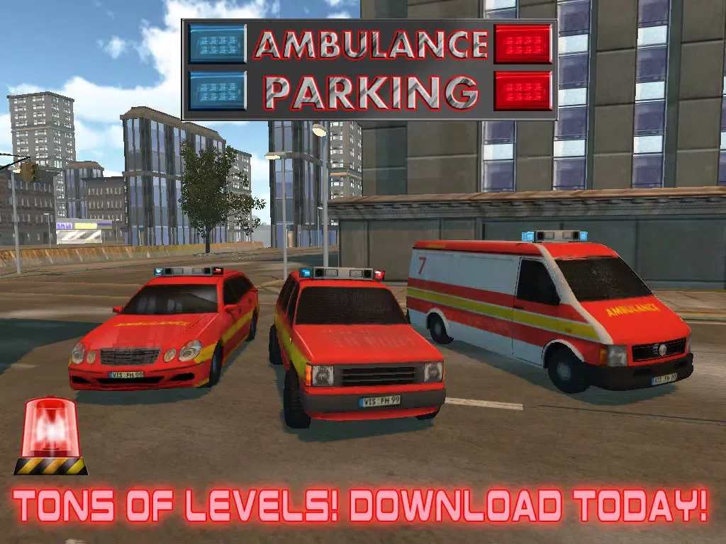 صور 3D Rescue City Ambulance Parking Simulator iPad 