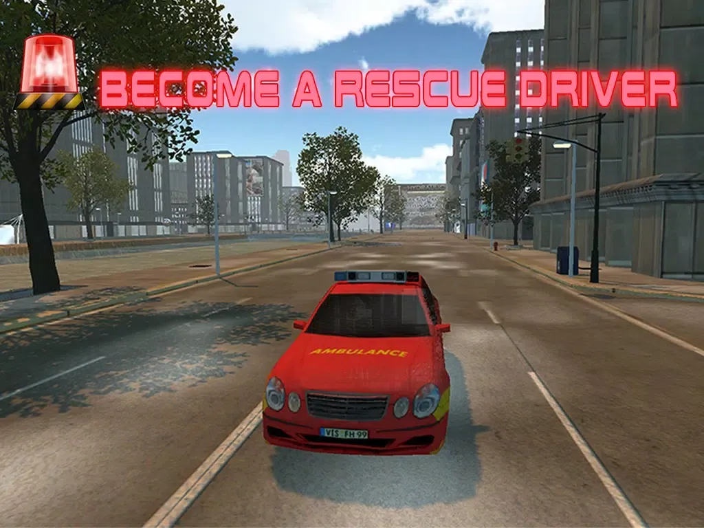صور 3D Rescue City Ambulance Parking Simulator iPad 