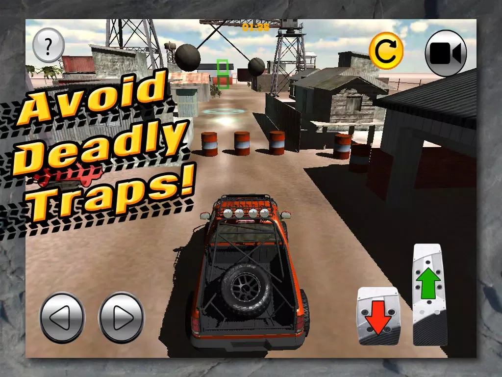 Скриншоты 3D Off-Road Truck Parking Extreme - Dirt Racing Stunt Simulator FREE iPad 