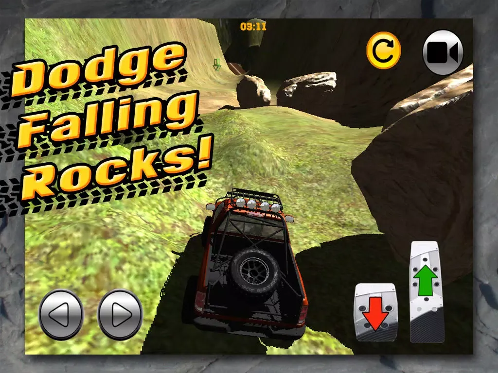 Скриншоты 3D Off-Road Truck Parking Extreme - Dirt Racing Stunt Simulator FREE iPad 